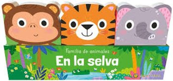 FAMILIA DE ANIMALES - En la selva (elefante, tigre, mono)