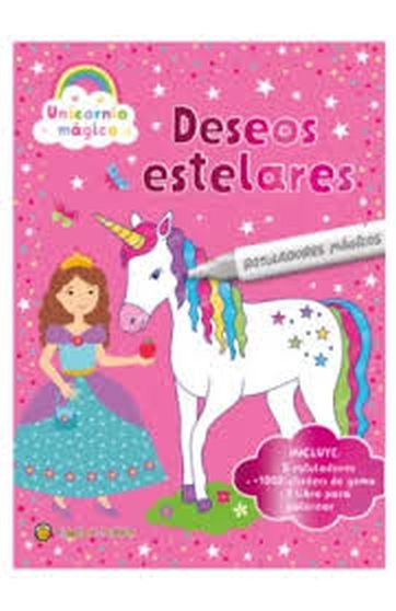 CAJITAS MAGICAS-DESEOS ESTELARES ( Incluye 5 rotuladores, mas de 100 stickers de gema y
