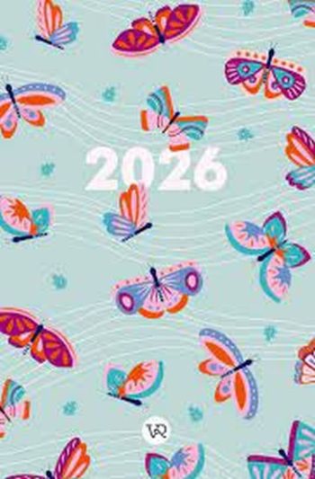 AGENDA 2026 CHICAS - MARIPOSAS (ANILLADA)
