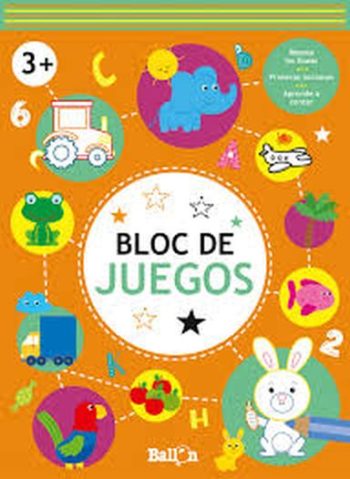 BLOC DE JUEGOS + 3 AÑOS