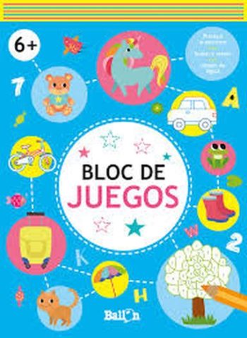 BLOC DE JUEGOS +6 AÑOS