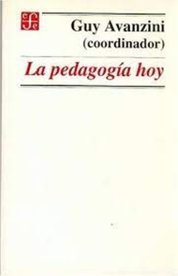 LA PEDAGOGIA HOY